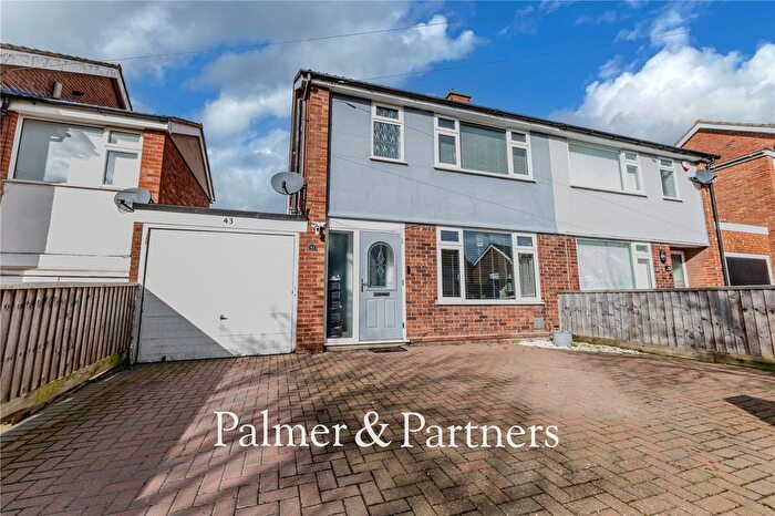 3 Bedroom Semi Detached House For Sale In Aldercroft Road, Ipswich, Suffolk, IP1