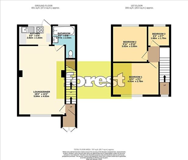 3 Bedroom Terraced House For Sale In Cranleigh Road, Feltham, Middlesex, TW13