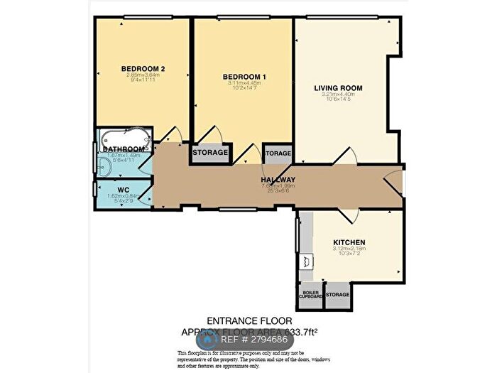 2 Bedroom Flat To Rent In Hamstead Court, Hockley, Birmingham, B19