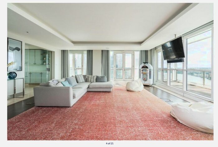 4 Bedroom Flat To Rent In Berkeley Tower, Westferry Circus, London, E14