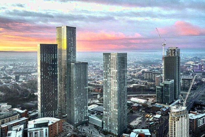 2 Bedroom Apartment To Rent In A, Deansgate Square, Owen Street, Manchester City Centre, Manchester, M15