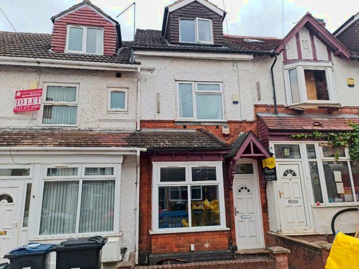 6 Bedroom Terraced House To Rent In Rookery Road, Selly Oak, Birmingham, B29