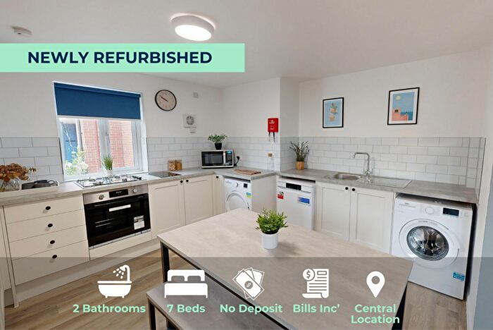 7 Bedroom Flat To Rent In B, Russell Street, NG7