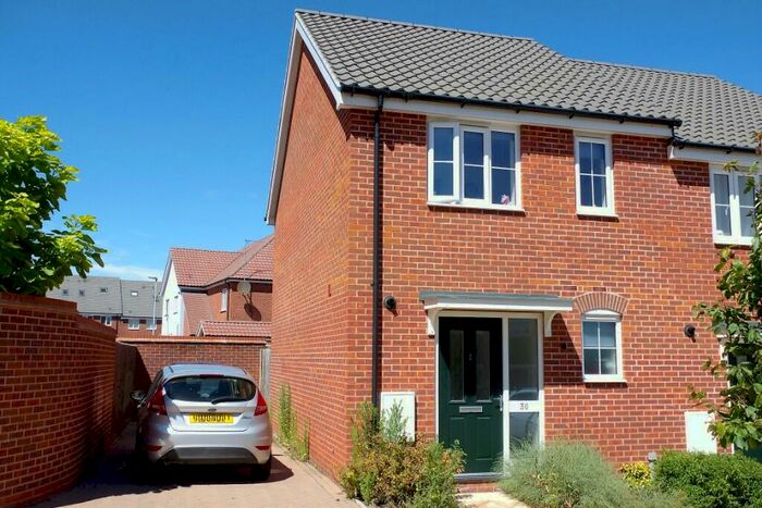 2 Bedroom End Of Terrace House To Rent In Brooke Way, Stowmarket, Suffolk, IP14