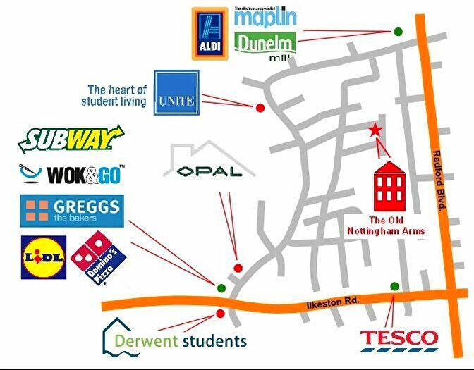 4 Bedroom Flat To Rent In Flat Old Nottingham Arms, Dulwich Road, Radford, Nottingham, NG7