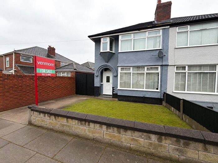 3 Bedroom Semi Detached House For Sale In Ashbourne Crescent, Liverpool, Merseyside, L36