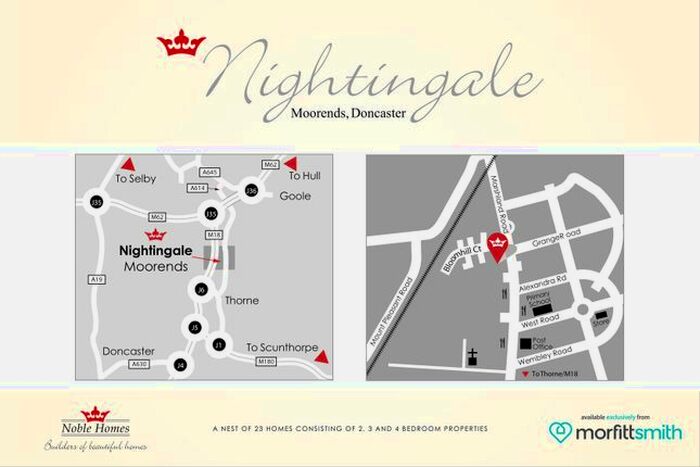 3 Bedroom End Of Terrace House For Sale In Plot The Kestrel, Bloomhill Court, Moorends, - Last Plot, DN8