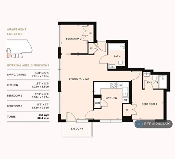 2 Bedroom Flat To Rent In Island Way, London, E14