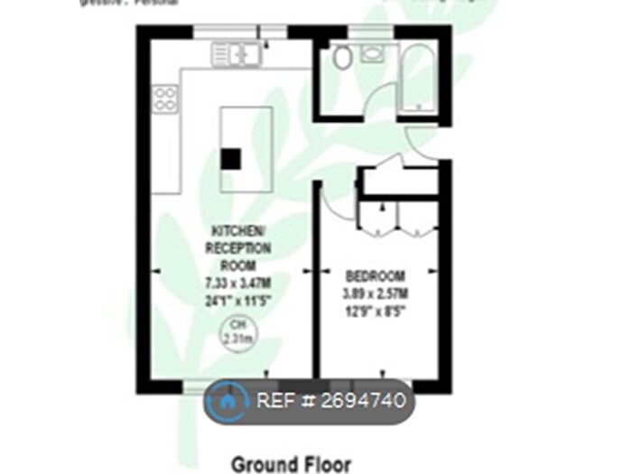 1 Bedroom Flat To Rent In Curtis Road, Epsom, KT19