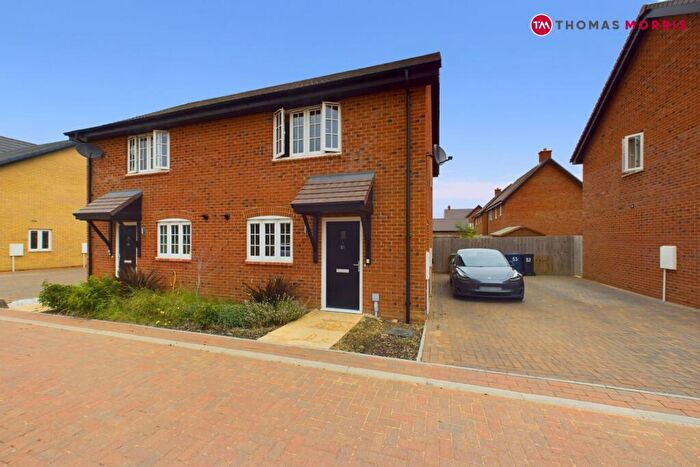 2 Bedroom Semi-Detached House For Sale In Lesley Way, Brampton, Huntingdon, Cambridgeshire, PE28