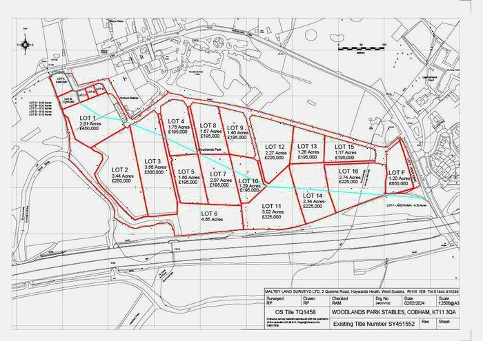 Plot For Sale In Woodlands Lane, Stoke D'Abernon, Cobham, Surrey, KT11