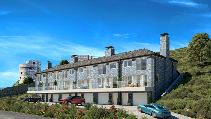 3 Bedroom Terraced House For Sale In Palmerston Court, Fort Bovisand, South Hams, Devon, PL9