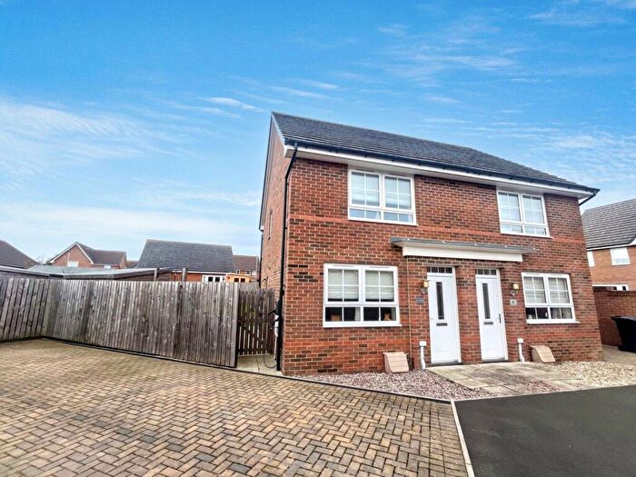 2 Bedroom Semi-Detached House For Sale In Willowburn, Morpeth, Northumberland, NE61