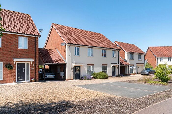 3 Bedroom Semi-Detached House For Sale In Noctule Grove, Hethersett, NR9