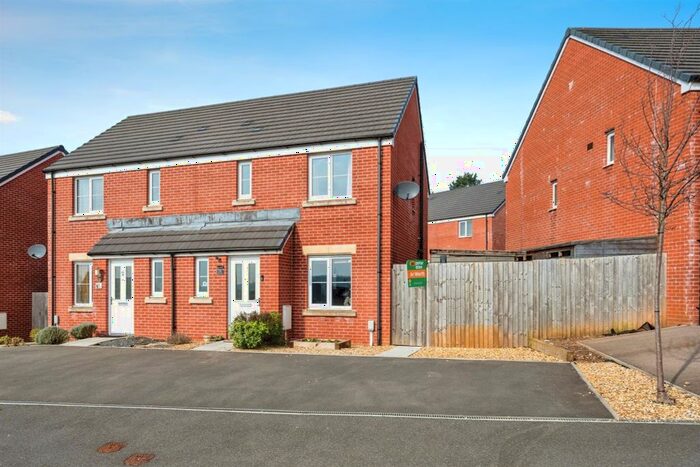 3 Bedroom Semi-Detached House For Sale In Llys Ceirios, Coity, Bridgend, CF35