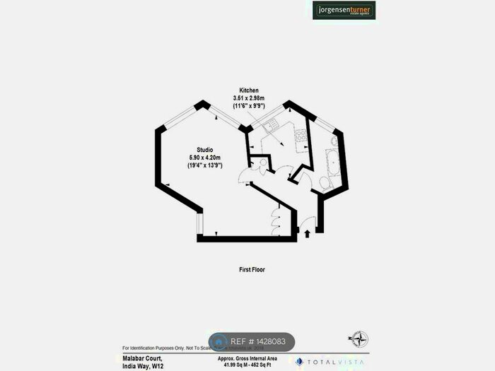 Studio To Rent In Malabar Court, London, W12