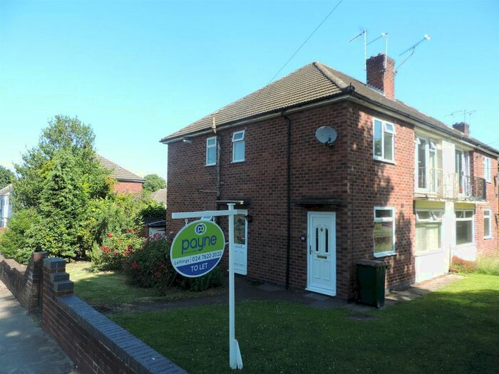 2 Bedroom Maisonette To Rent In Sedgemoor Road, Stonehouse Estate, Coventry CV3