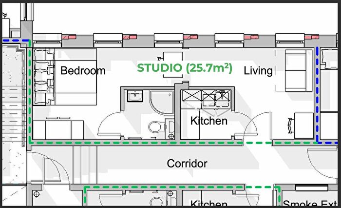 1 Bedroom Flat To Rent In Howard Street, Nottingham, NG1