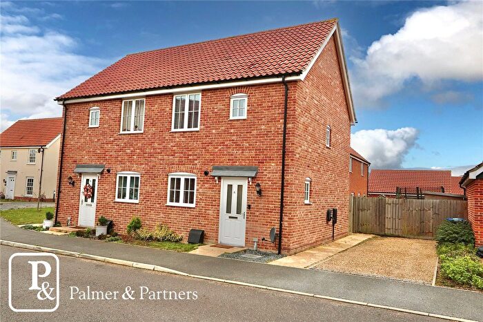 2 Bedroom Semi-Detached House For Sale In Pipistrelle Way, Capel St. Mary, Ipswich, Suffolk, IP9