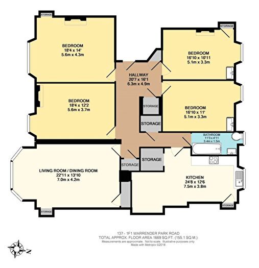 4 Bedroom Flat To Rent In Warrender Park Road, Edinburgh, EH9