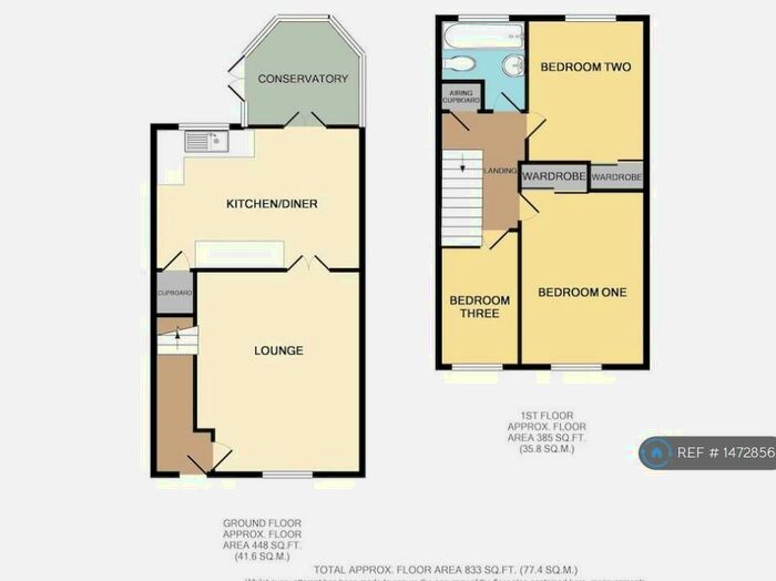 3 Bedroom Terraced House To Rent In Stuart Close, Bletchley, Milton Keynes, MK2