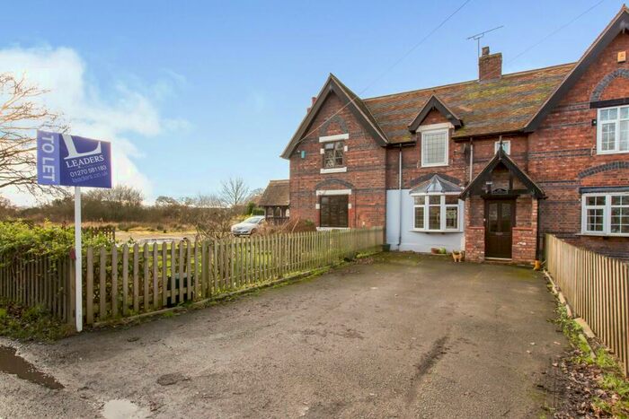 2 Bedroom Cottage To Rent In Warmingham, CW1