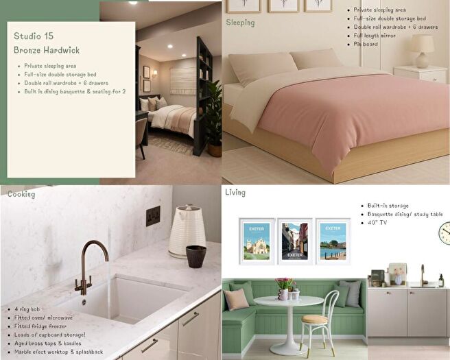 1 Bedroom Apartment To Rent In Bronze Hardwick- Studio |Verney St, EX1