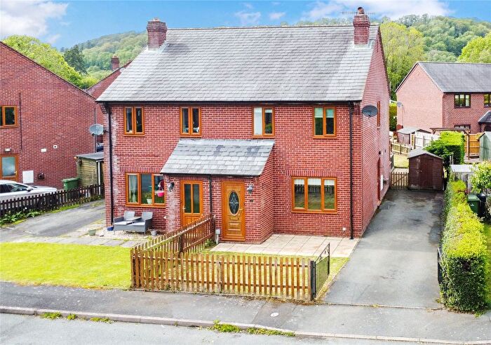 3 Bedroom Semi Detached House For Sale In Court Close, Abermule, Montgomery, Powys, SY15