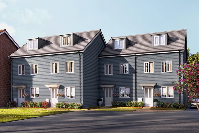 3 Bedroom Terraced House To Rent In Leaf Living At Peters Village, Viking Road, ME1