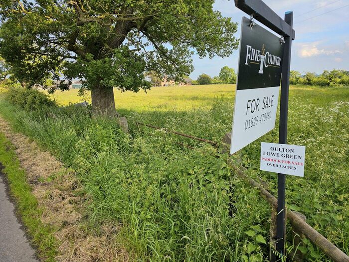 Land For Sale In Hickhurst Lane Rushton, Tarporley, Cheshire, CW6