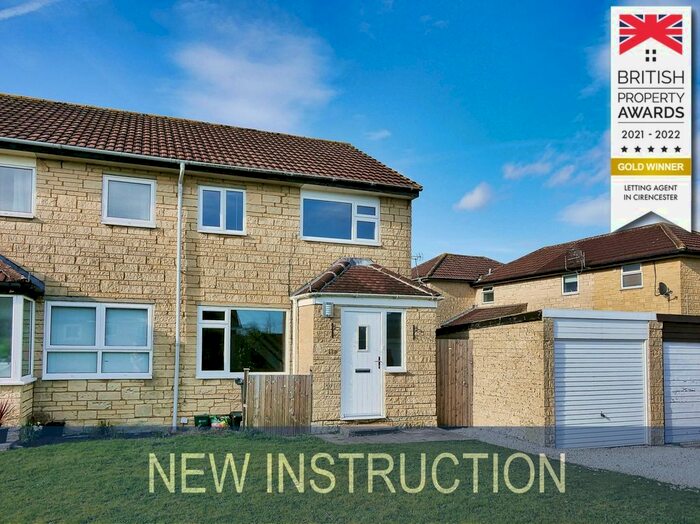 3 Bedroom Semi-Detached House To Rent In Stratton Heights, Cirencester, GL7