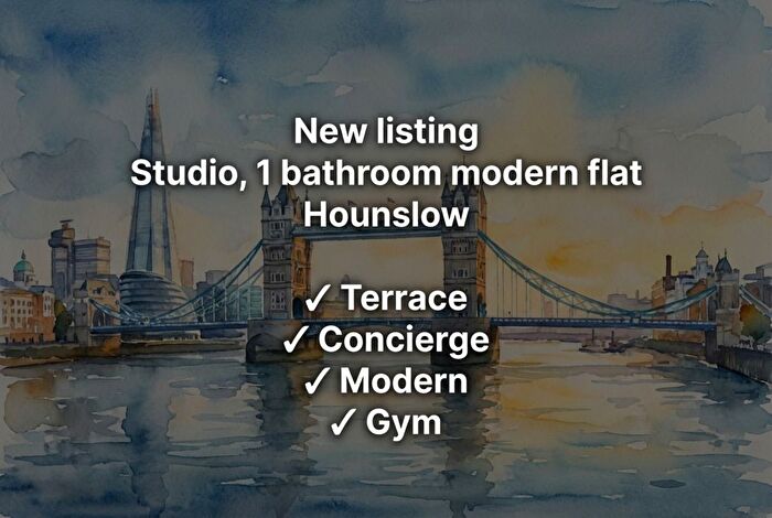 Studio To Rent In Victoria Road, Feltham, TW13