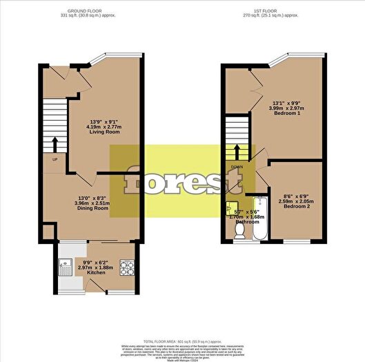 2 Bedroom Terraced House For Sale In Fernside Avenue, Feltham, Middlesex, TW13