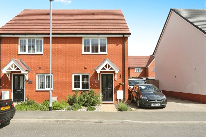 2 Bedroom Semi-Detached House For Sale In Acorn Way, Stowupland, Stowmarket, IP14
