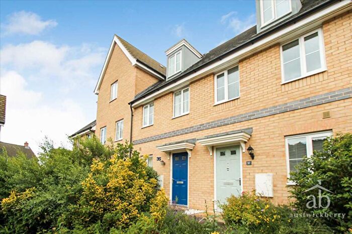 3 Bedroom Terraced House To Rent In Hares Close, Kesgrave, Ipswich, IP5