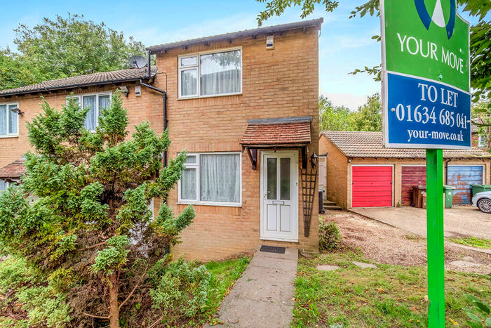 2 Bedroom End Of Terrace House To Rent In Quinion Close, Walderslade Woods, Chatham, Kent, ME5