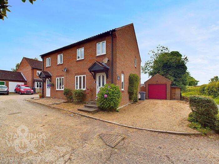 2 Bedroom Semi-Detached House To Rent In Dunch Crescent, Hemblington, Norwich, NR13