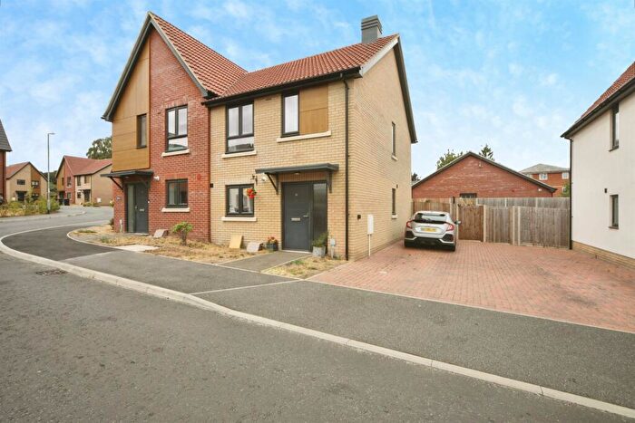 2 Bedroom Semi-Detached House For Sale In Teachers Close, Needham Market, Ipswich, IP6