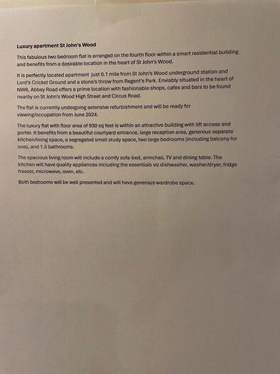 2 Bedroom Flat To Rent In Abbey House, London, NW8