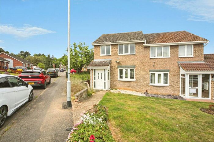 3 Bedroom Semi Detached House For Sale In Godolphin Close, Bury St. Edmunds, Suffolk, IP33