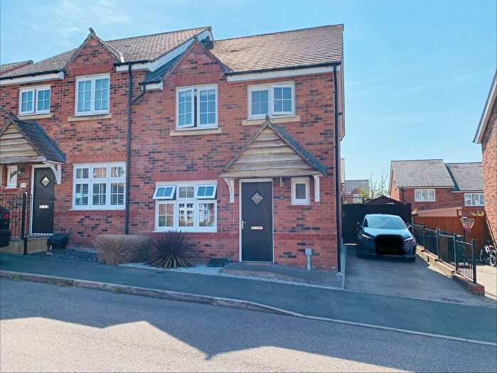 3 Bedroom Semi Detached House For Sale In Newman Drive, Church Gresley, Swadlincote, DE11