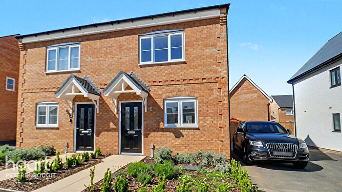 2 Bedroom Semi Detached House For Sale In Peacock Drive, Sawtry, PE28