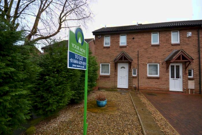 2 Bedroom House To Rent In Tiptoe Close, Northampton, NN3