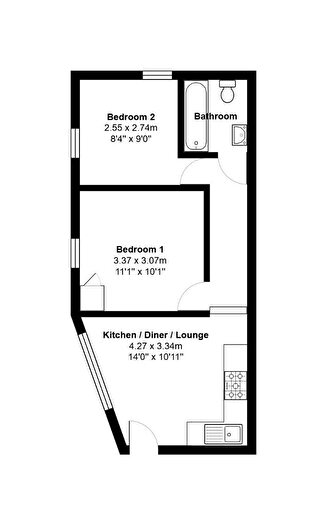 2 Bedroom Flat To Rent In Southmead Road, Southmead, Bristol, BS10