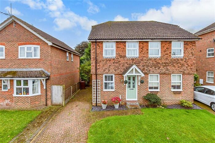2 Bedroom Semi-Detached House For Sale In Whitebeam Drive, Coxheath, Maidstone, Kent, ME17