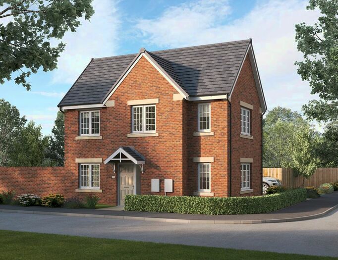 3 Bedroom Detached House For Sale In "The Farnwell" At Kirk Hammerton Lane, Green Hammerton, York, YO26