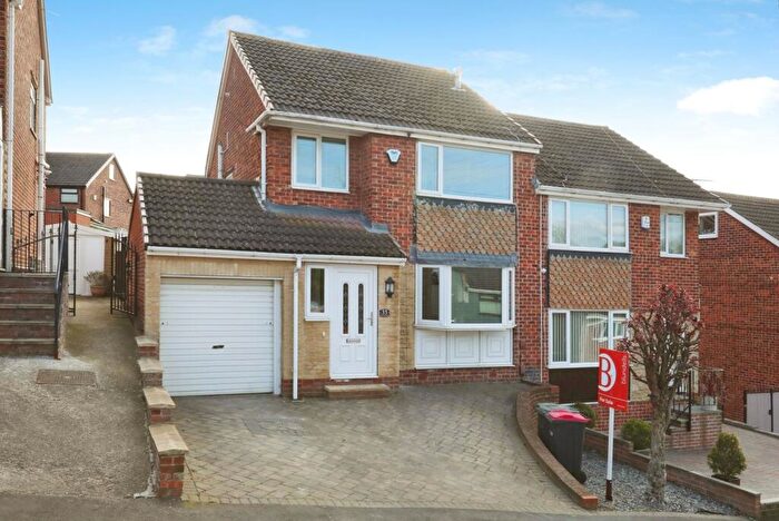 3 Bedroom Semi Detached House For Sale In Hill View Road, Kimberworth, Rotherham, South Yorkshire, S61