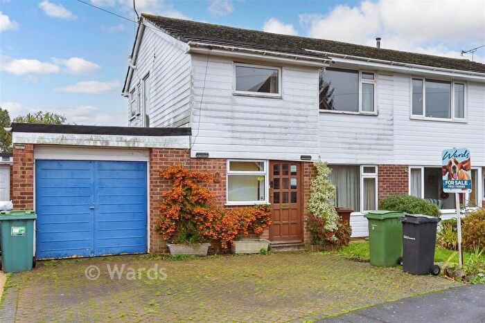 3 Bedroom Semi Detached House For Sale In Quested Way, Harrietsham, Maidstone, Kent, ME17