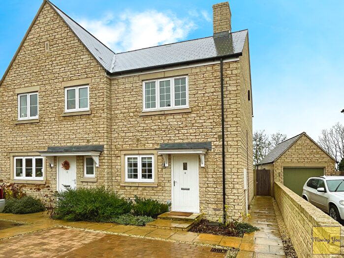 2 Bedroom Semi-Detached House For Sale In St. Wulfstan Close, Hawkesbury Upton, Badminton, Avon, GL9