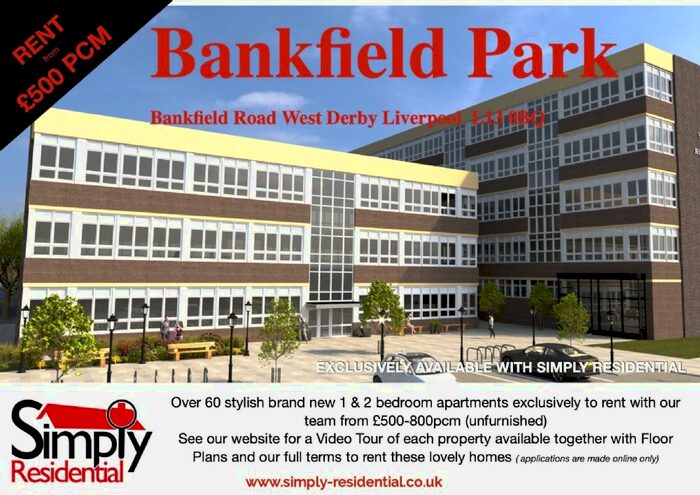 1 Bedroom Flat To Rent In Bankfield Park, West Derby, Liverpool, L13